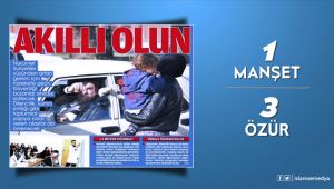 1 Manşet, 3 Özür