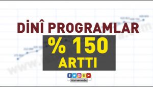 Dini Programlar % 150 arttı