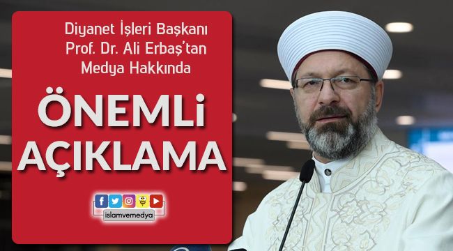 Diyanet İşleri Başkanı Erbaş'tan kısa filmler hakkında açıklama 