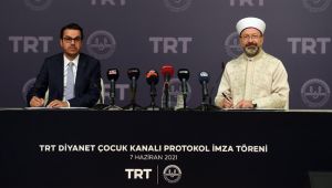 TRT Diyanet Çocuk için imzalar atıldı